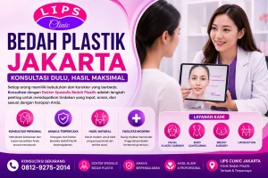 Dokter Spesialis Bedah Plastik memberikan konsultasi bedah plastik di LIPS Clinic Jakarta