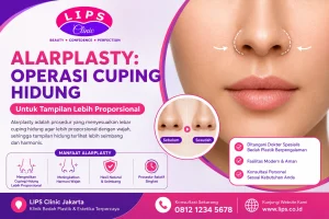 Alarplasty operasi cuping hidung di LIPS Clinic Jakarta
